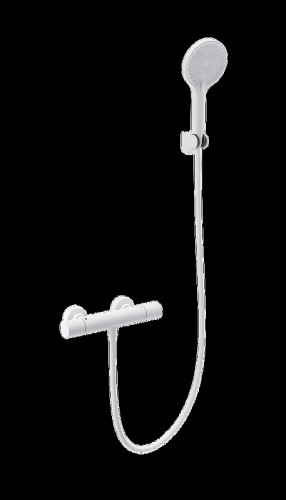 Смеситель для душа Wonzon &amp; Woghand Inn WW-B3013-A-MW с термостатом цвет Белый матовый