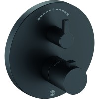 Смеситель для душа Kludi Nova Fonte Puristic 208303915 Черный матовый латунь встраиваемый