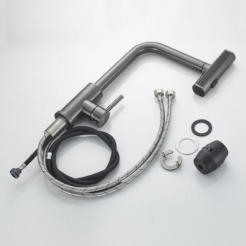 Смеситель для кухни Raffine F203T цвет Оружейная сталь