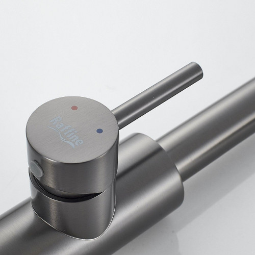 Смеситель для кухни Raffine F203T цвет Оружейная сталь