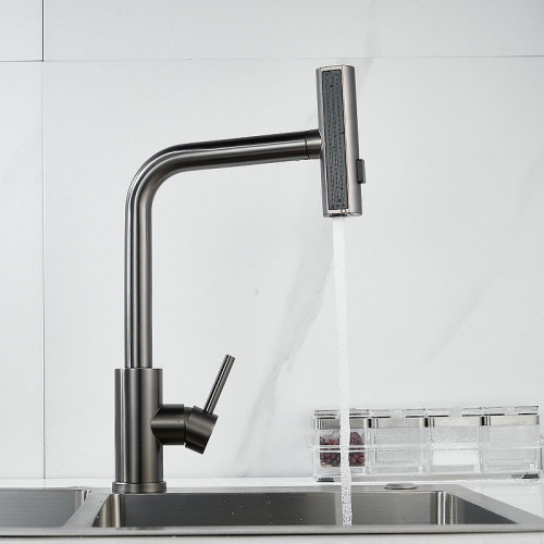 Смеситель для кухни Raffine F203T цвет Оружейная сталь