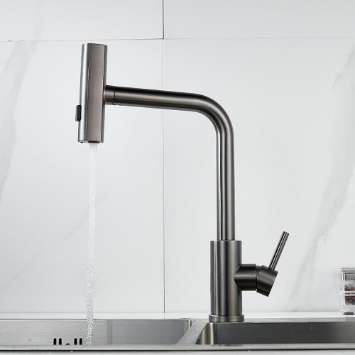 Смеситель для кухни Raffine F203T цвет Оружейная сталь