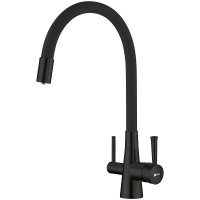 Смеситель для кухни Lemark Comfort LM3075BL085 Черный матовый латунь