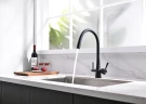 Смеситель для кухни Lemark Comfort LM3075BL085 Черный матовый латунь