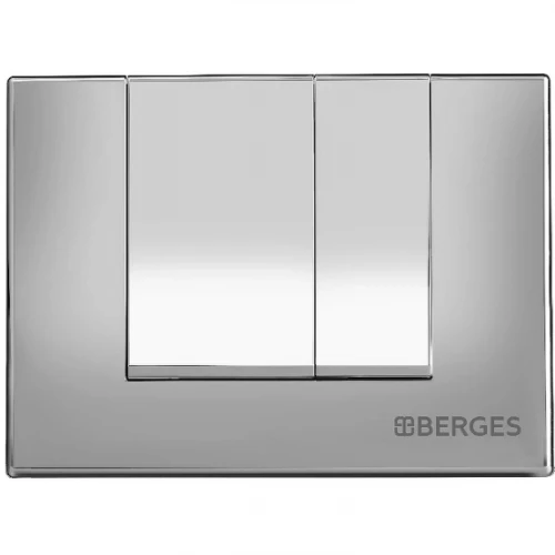 Инсталляция Berges Novum 040243 для унитаза с клавишей смыва Хром пластик