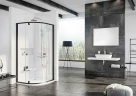 Душевой уголок Ravak Pivot PSKK3 100x100 376AA300Z1 профиль Черный стекло Transparent