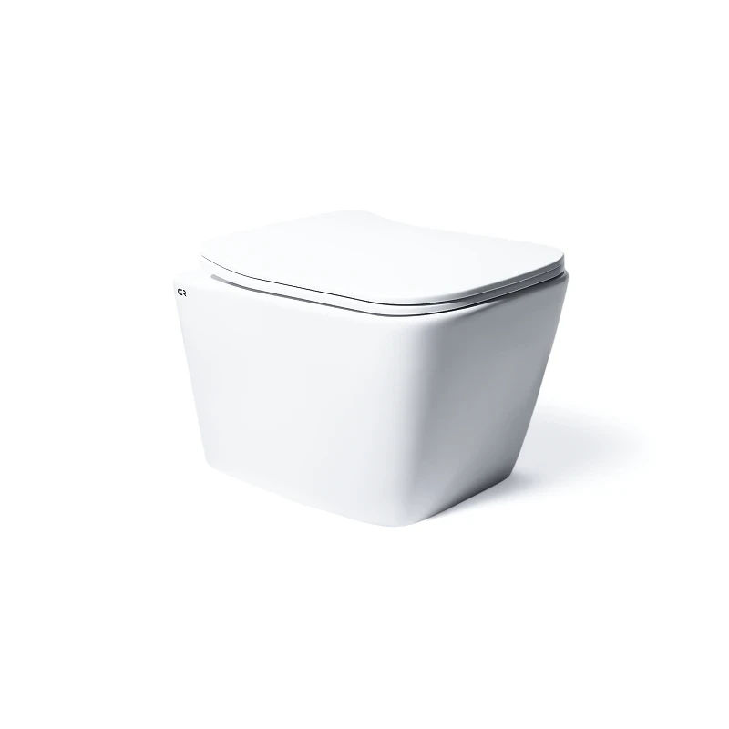 Унитаз Charus Torre Bianca EWC700-114W Alva Rimless подвесной цвет Белый с сиденьем Микролифт