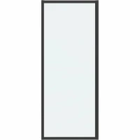 Душевая стенка Grossman Cosmo 80 200.K33.02.80.21.00 профиль Черный матовый стекло прозрачное