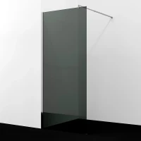 Душевая перегородка WasserKRAFT Rur 90 30W39-TG профиль цвет Хром стекло тонированное