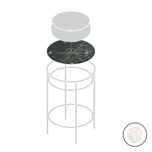 Столешница под раковину Artceram Vogue 44 TFA011 47 цвет Carrara white