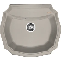 Кухонная мойка Florentina Эмилия-640 20.355.D0640.305 Грей искусственный камень (литьевой мрамор) встраиваемый