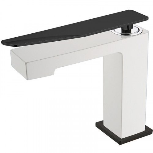 Смеситель для раковины Boheme Q 141-WB.2 Белый Черный латунь