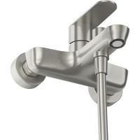 Смеситель для ванны Cezares Stylus STYLUS-VD-IN Сатин нержавеющая сталь на стену