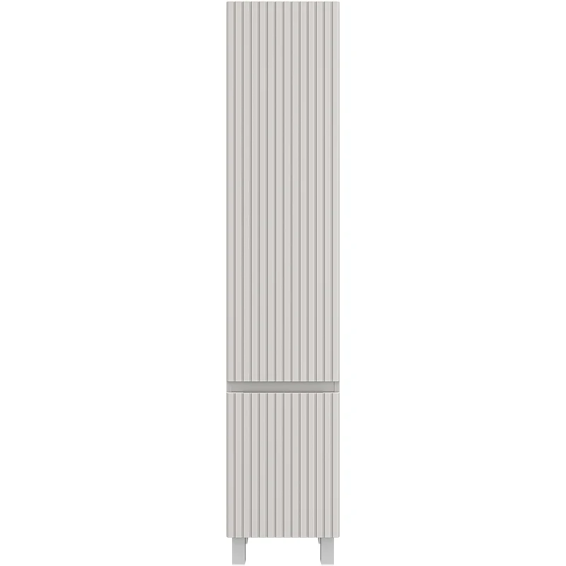 Шкаф пенал Brevita Victory 35 L VIC-05035-0302L Серый кашемир МДФ / ЛДСП
