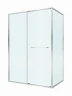 Душевой уголок Cezares Lux 140x100 LUX-AH-FS-11-140/100-C-CR профиль Хром стекло прозрачное