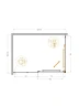 Душевой уголок Cezares Lux 140x100 LUX-AH-FS-11-140/100-C-CR профиль Хром стекло прозрачное