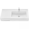 Раковина Aquaton Квадро Про 100 R 1A733231QA01R Белая