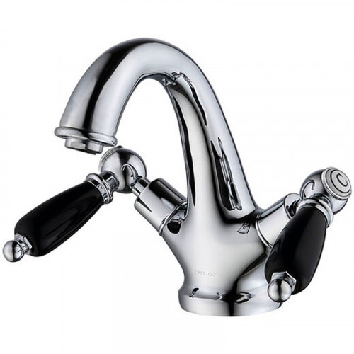 Смеситель для раковины Caprigo Adria-Classic Black Edition 03B-520-crm Хром латунь
