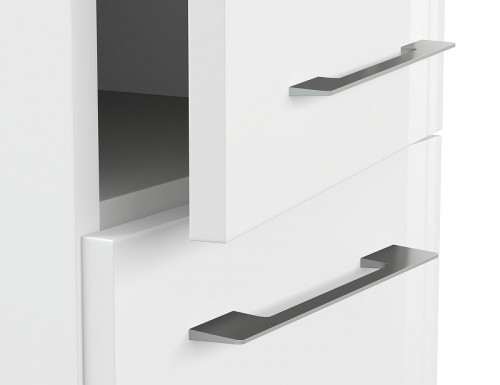 Шкаф пенал Cersanit Lara 30 SB-SL-LAR/Wh подвесной Белый МДФ / ЛДСП