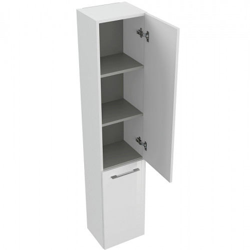Шкаф пенал Cersanit Lara 30 SB-SL-LAR/Wh подвесной Белый МДФ / ЛДСП