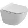 Унитаз BelBagno Amanda-Tor BB051CH-TOR-FC/BB2011SC подвесной с сиденьем Микролифт фаянс подвесной