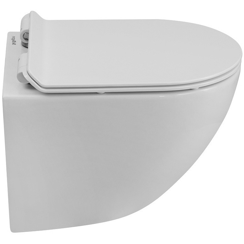 Унитаз BelBagno Amanda-Tor BB051CH-TOR-FC/BB2011SC подвесной с сиденьем Микролифт фаянс подвесной