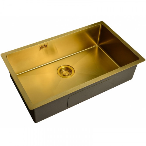 Кухонная мойка ZorG Light Bronze ZL R 740440 BRONZE Бронза нержавеющая сталь встраиваемый