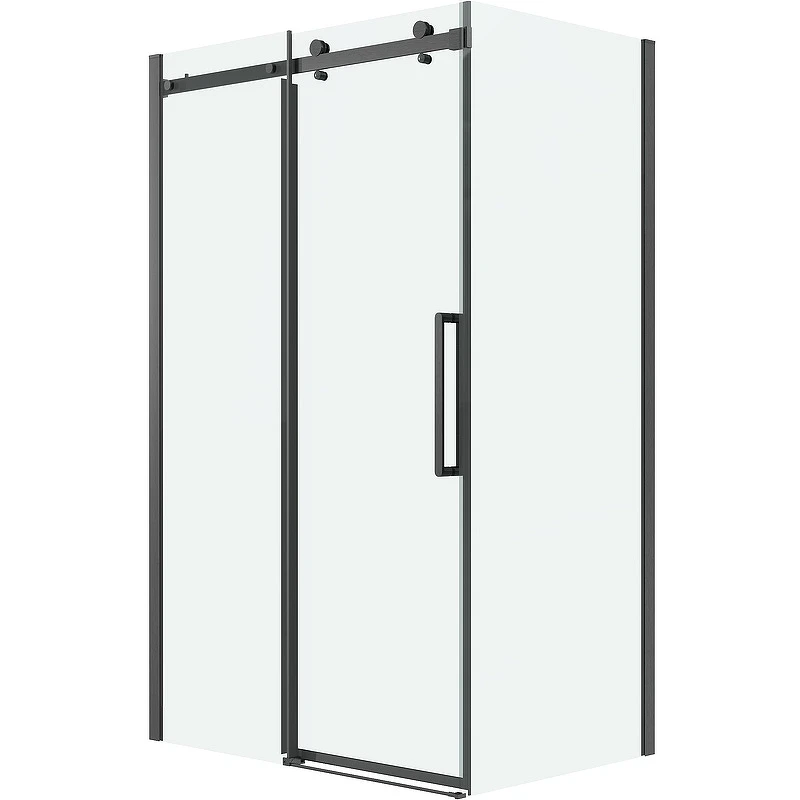 Душевой уголок Grossman Classic 100х80 120.K33.04.1080.42.00 профиль Графит сатин стекло прозрачное