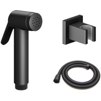 Гигиенический душ Timo SG-3054/03 Черный матовый латунь на стену