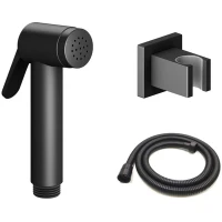 Гигиенический душ Timo SG-3054/03 Черный матовый латунь на стену