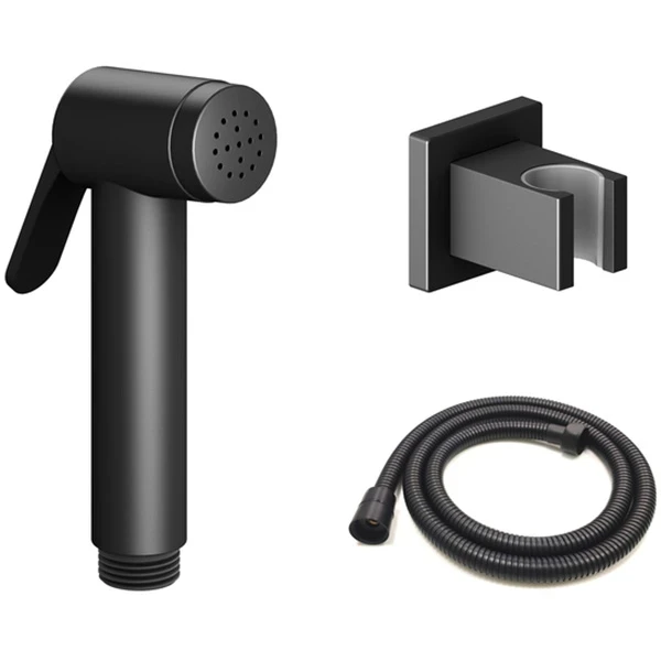 Гигиенический душ Timo SG-3054/03 Черный матовый латунь на стену