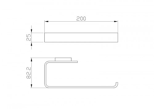 Кольцо для полотенец Wonzon &amp; Woghand Lotte WW-8313 цвет Хром