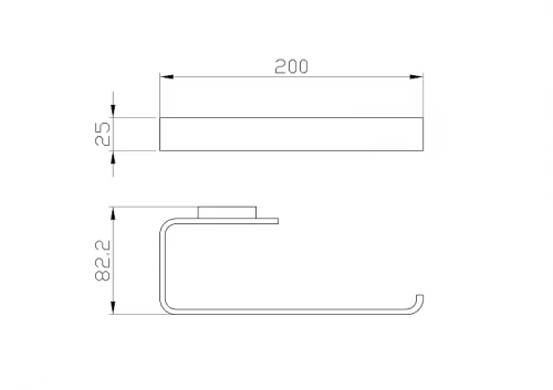 Кольцо для полотенец Wonzon & Woghand Lotte WW-8313 цвет Хром