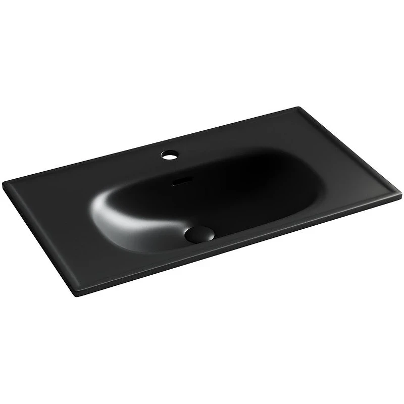 Раковина Ceramicanova Sabo 80 CN13002MB Черная матовая