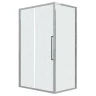 Душевой уголок Grossman Cosmo 130x100 L 120.K33.02.1310.10.02 профиль Хром стекло шиншилла