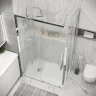 Душевой уголок Grossman Cosmo 130x100 L 120.K33.02.1310.10.02 профиль Хром стекло шиншилла