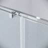 Душевой уголок Grossman Cosmo 130x100 L 120.K33.02.1310.10.02 профиль Хром стекло шиншилла