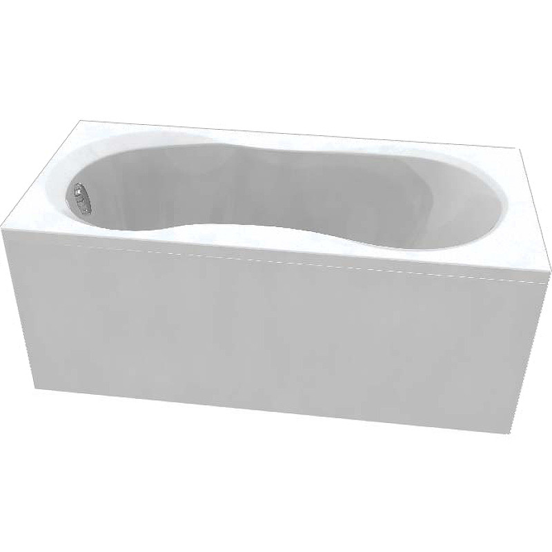 Акриловая ванна C-Bath Salus 130x70 CBQ006002 без гидромассажа