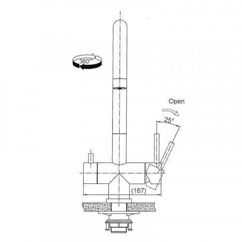 Смеситель для кухни Seaman Eco Venice SSN-1338-LG цвет Светлое золото сатин