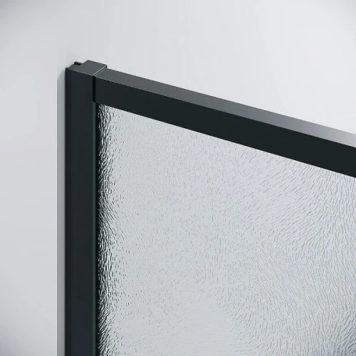 Душевой уголок Grossman Galaxy 100x100 L 120.K33.01.1010.21.02 профиль Черный матовый стекло шиншилла