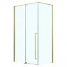 Душевой уголок Azario Male 120х90 AZ-J50-12090-BGL-CL профиль Брашированное золото стекло прозрачное