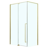 Душевой уголок Azario Male 120х90 AZ-J50-12090-BGL-CL профиль Брашированное золото стекло прозрачное