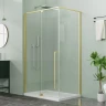 Душевой уголок Azario Male 120х90 AZ-J50-12090-BGL-CL профиль Брашированное золото стекло прозрачное