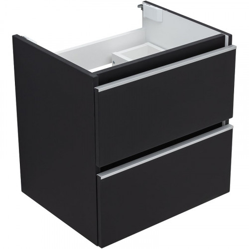 Тумба под раковину Aquanet Вега 50 329594 подвесная Черная МДФ / ЛДСП