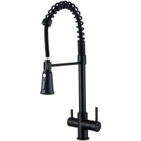 Смеситель для кухни Gappo G4398-66 Черный матовый латунь