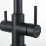 Смеситель для кухни Gappo G4398-66 Черный матовый латунь