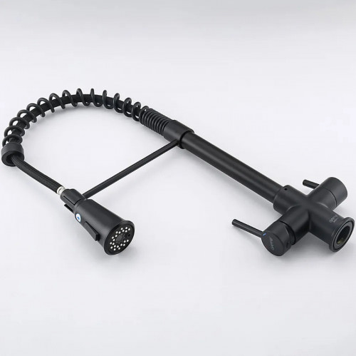 Смеситель для кухни Gappo G4398-66 Черный матовый латунь