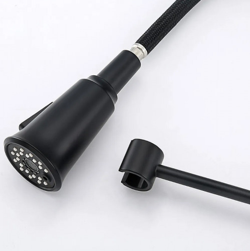 Смеситель для кухни Gappo G4398-66 Черный матовый латунь