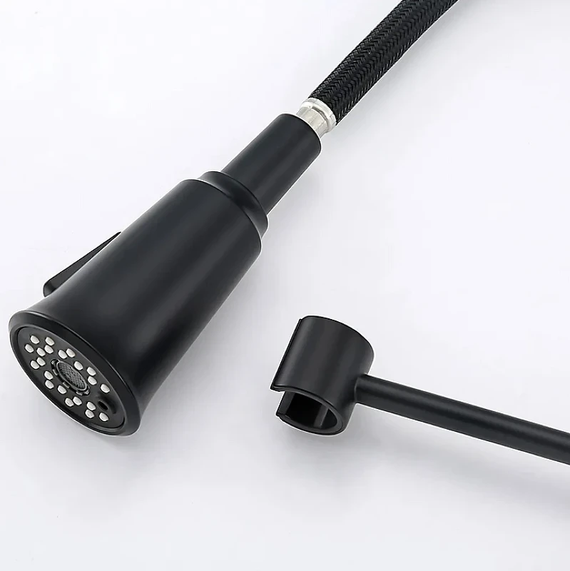 Смеситель для кухни Gappo G4398-66 Черный матовый латунь