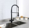 Смеситель для кухни Gappo G4398-66 Черный матовый латунь